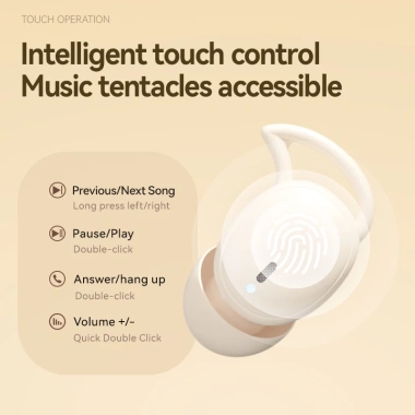 Tai Nghe Ngủ M72 Bluetooth 5.4 Độ Trễ Thấp, HiFi 9D, ANC, Chống Nước, Micro - 199k