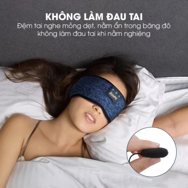 Tai Nghe Ngủ Micofi Băng Đô Thể Thao Bluetooth Chống Ồn Hifi Không Đau Tai Pin Trâu 185k 8