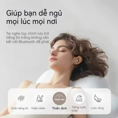 Tai nghe ngủ Qiangts siêu nhỏ, chơi game, chống nước iPX5, giảm ồn ENC, kèm 6 quà tặng - Giá chỉ 88.888 VND 5