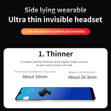 Tai nghe ngủ TWS X55 Bluetooth không dây - Hi-Fi, mic giảm tiếng ồn, chống nước, giá chỉ 84.443₫