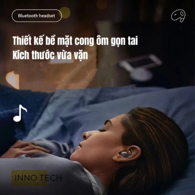 Tai Nghe Nhét Tai Bluetooth 5.3 IPX5 Chống Ồn Nghe Gọi Thu Mic 6 Tiếng Giá 129k