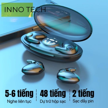 Tai Nghe Nhét Tai Bluetooth 5.3 IPX5 Chống Ồn Nghe Gọi Thu Mic 6 Tiếng Giá 129k
