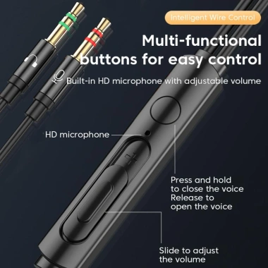 Tai Nghe Nhét Tai Jack 3.5mm Dài 2M/3M Có Micro Chuyên Dụng Máy Tính - Giá 90.651₫