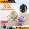 Tai nghe OWS X28 Bluetooth 5.3 không dây, Dây dẫn xương Little Dừa, thiết kế trong suốt, giá chỉ 79.000₫