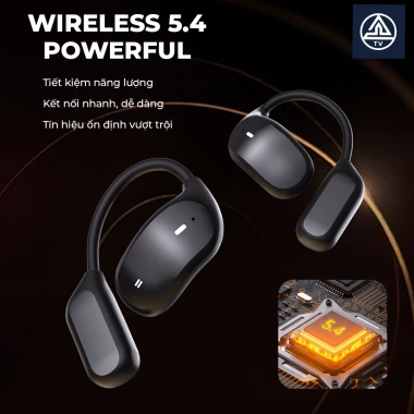 Tai Nghe Phiên Dịch Bluetooth TV JM16 - Màn Hình Cảm Ứng LED AI, Âm Thanh HiFi, Giá 675k