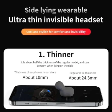 Tai nghe Senbenbao X55 không dây, LED, HiFi Stereo, khử tiếng ồn, chống nước – Ngủ, thể thao, du lịch mùa đông 2.026