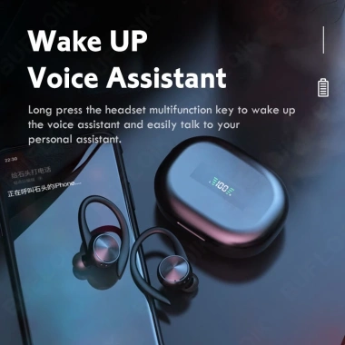Tai nghe thể thao R200 Bluetooth không dây Mic IPX5 chống nước HiFi - 271.700₫