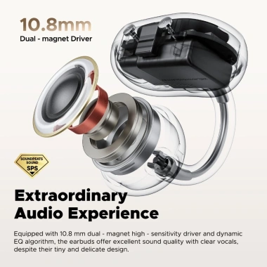 Tai Nghe True Wireless SoundPEATS POP Clip Open Ear, Âm Thanh Định Hướng, Bluetooth 5.4 - Giá chỉ 799.000₫