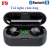 Tai Nghe TWS F9 Bluetooth 5.3 Cảm Ứng, Tăng Giảm Âm Lượng, HIFI - Giá 119k