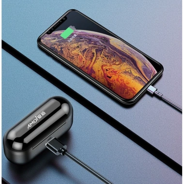 Tai Nghe TWS F9 Bluetooth 5.3 Cảm Ứng, Tăng Giảm Âm Lượng, HIFI - Giá 119k