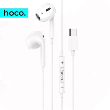 Tai nghe Type C Hoco có dây, mic, âm thanh chân thực, dễ dàng – 89.000₫