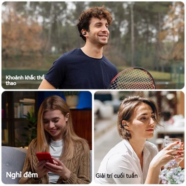 Tai nghe X51 OWS không dây, nhét tai thoải mái, móc tai, cảm ứng, mic cho điện thoại game 110.000đ 8
