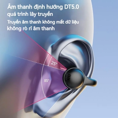 Tai nghe X51 OWS không dây, nhét tai thoải mái, móc tai, cảm ứng, mic cho điện thoại game 110.000đ 9