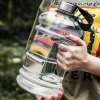 TAINAKARITSU Chai Nước Thể Thao 2L PETG Shaker Bền Đẹp Dung Lớn Gym Ngoài Trời 8