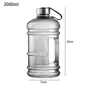 TAINAKARITSU Chai Nước Thể Thao 2L PETG Shaker Bền Đẹp Dung Lớn Gym Ngoài Trời 10