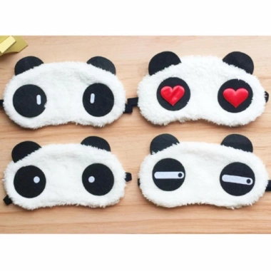 Tấm Bịt Mắt Ngủ Gấu Panda P010 - Giá chỉ 13.900₫, Giấc Ngủ Sâu, Thư Giãn