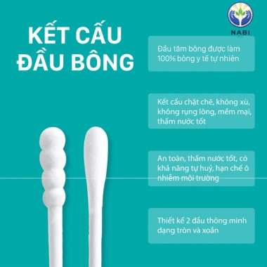 Tăm Bông Vệ Sinh Tai Người Lớn Thân Nhưa 90 Que Siêu Nhẹ An Toàn Giá 60.000 VNĐ 4