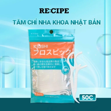 Tăm Chỉ Nha Khoa Kioshi Nhật Bản sợi nhỏ - 50 chiếc, giá ưu đãi 60.000₫ 10