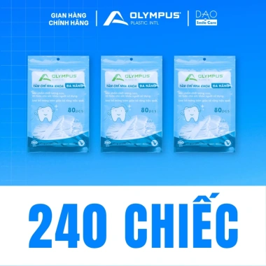 Tăm chỉ nha khoa Olympus Cao cấp loại 1 - 80 chiếc 1 túi, hàng chính hãng Việt Nam, giá chỉ 36.700đ, giảm 22% 6