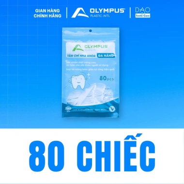 Tăm chỉ nha khoa Olympus Cao cấp loại 1 - 80 chiếc 1 túi, hàng chính hãng Việt Nam, giá chỉ 36.700đ, giảm 22% 7