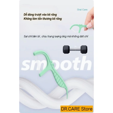 Tăm chỉ nha khoa sợi kép song song - Gấp đôi sạch răng, Túi 200 cái, chỉ 45.000đ 4