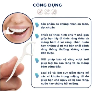 Tăm kẻ chỉ nha khoa Ion 100 chiếc - Siêu sạch, không gây chảy máu, 25.000 VND 8