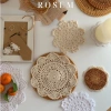 Tấm lót bình hoa ren cotton đa kích thước Trang trí bàn ăn, phụ kiện chụp ảnh, giảm giá hấp dẫn 3