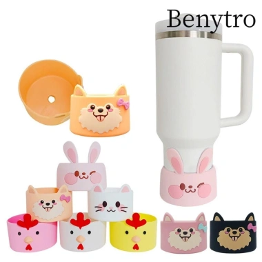Tấm lót chai nước BENYTRO silicone 40oz chống trượt, cách nhiệt, tay cầm du lịch - 53.900₫