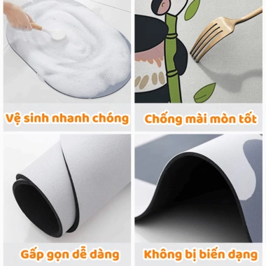 Tấm Lót Trải Bàn Chống Thấm LUXHOME Siêu Thấm Hút - Decor Sang Trọng, Giá 44k 2