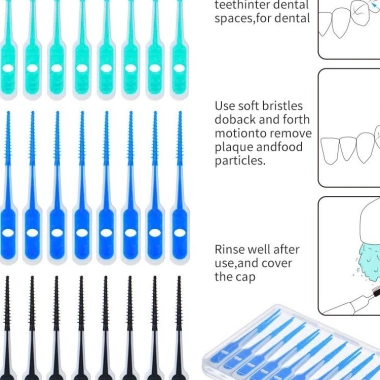 Tăm Xỉa Răng Siêu Mềm 20 Cây Hộp Riêng Tiện Lợi Không Đau Nướu Giá 29.000₫ 3