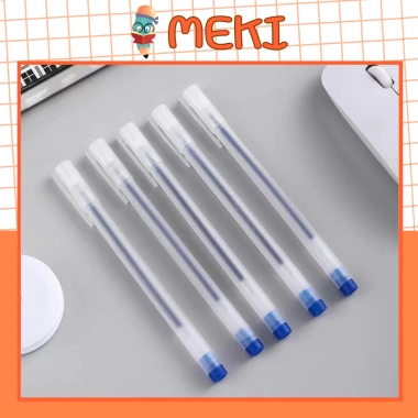 TẶNG 50 NGÒI 10 Bút Gel MEKI 0.5mm Đen Xanh Đỏ, Khô Nhanh, Mực Đều, Nét Đẹp - Giá 29.000đ 7
