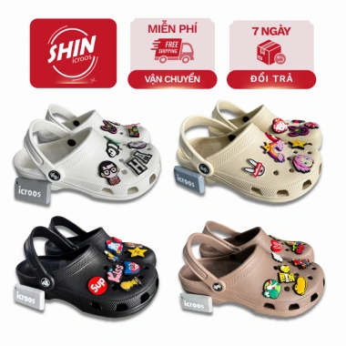 Tặng 8 Charm Dép Cross Classic HELLO KITTY Đế Bánh Mì Sục Baya Họa Tiết Thời Trang 199.000 VNĐ