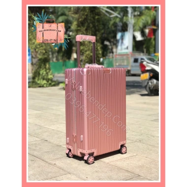 Tặng áo bọc - Vali kéo du lịch nhôm 24, chống bể vỡ, khóa TSA, bánh xe quay 360