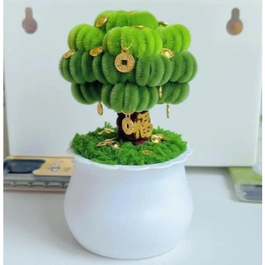 Tặng bao lì xì Set Cây Tài Lộc Handmade Kẽm Nhung, Giá chỉ 11.900₫ 3