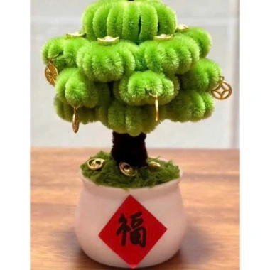 Tặng bao lì xì Set Cây Tài Lộc Handmade Kẽm Nhung, Giá chỉ 11.900₫ 4