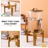Tặng Kệ Gỗ - Bình Thủy Tinh 5-11L Vòi Inox 304 Chống Tắc Nắp Tre Silicone 618.027đ 5