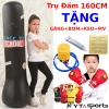 Tặng kèm bộ bơm hơi, keo dán - Trụ đấm bốc boxing tự đứng, đế đổ nước cao cấp 9