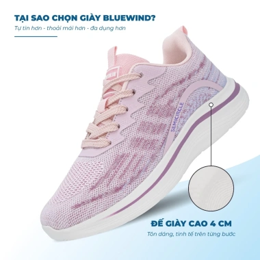 Tăng Size Giày Thể Thao Bluewind Siêu Nhẹ Semi-Circle êm chân, thoáng khí chạy bộ 479k 4