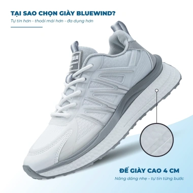 Tăng Size Giày Thể Thao Bluewind Sort Hand Nam Nữ Thoáng Khí Đế Cao Su Êm Mềm 479k 4