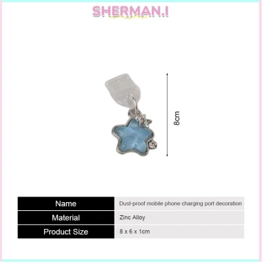 TaNút Chặn Bụi Star Dust Stopper Trang Trí Cổng Sạc IP Loại C Giá 17.300 VND