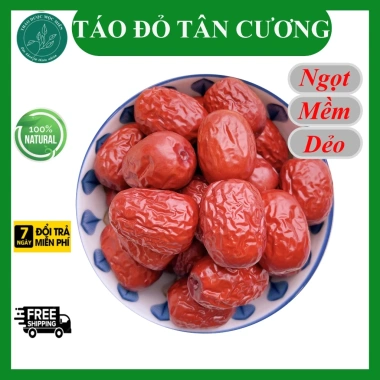 Táo đỏ Hàn Quốc sấy khô 200g bổ dưỡng, pha trà, ăn vặt - Lãn Ông - 13.900đ