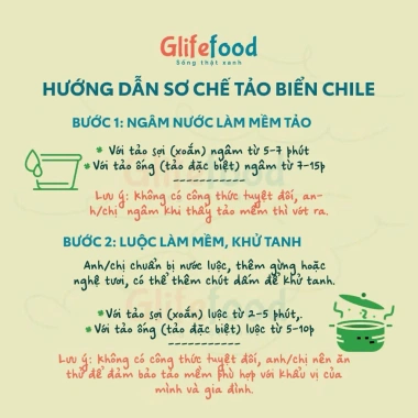Tảo Ống Chile 500gr Túi - Giảm giá 290.000đ, giàu protein, chất dinh dưỡng cao, tươi ngon, hỗ trợ sức khỏe 7