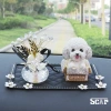 Taplo Chú Cún Clever Dog Đầu Lắc Lư Gắn Pha Lê Dễ Thương Giảm Giá Tới 129k 8