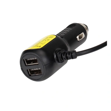 Tẩu cấp nguồn cho camera hành trình micro USB - 2 cổng USB, sạc điện thoại, dây 3.5m 4