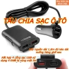 Tẩu Chia Sạc Ô Tô 4 Cổng USB QC3.0 - Dây Dài 1.8m, Sạc Nhanh, Giá Ưu Đãi 110k