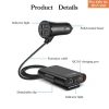 Tẩu Chia Sạc Ô Tô 4 Cổng USB QC3.0 - Dây Dài 1.8m, Sạc Nhanh, Giá Ưu Đãi 110k 9