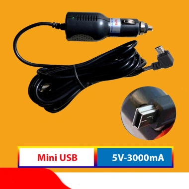 Tẩu nguồn Mini USB 5V-3.000mAh cho camera hành trình, 3.5m - Giá 69.000 VND Tẩu nguồn Mini USB 5V-3.000mAh cho camera hành trình, 3.5m - Giá 69.000 VND