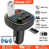 Tẩu Sạc Bluetooth Ô tô 5.0 FM USB MP3, 20W, Đo Điện Áp 12V/24V - 179.000₫