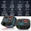 Tẩu Sạc Bluetooth Ô tô 5.0 FM USB MP3, 20W, Đo Điện Áp 12V/24V - 179.000₫ 2