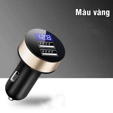 Tẩu sạc điện thoại ô tô 12V sạc nhanh màn hình LED cao cấp - Giá chỉ 55.000₫ 10